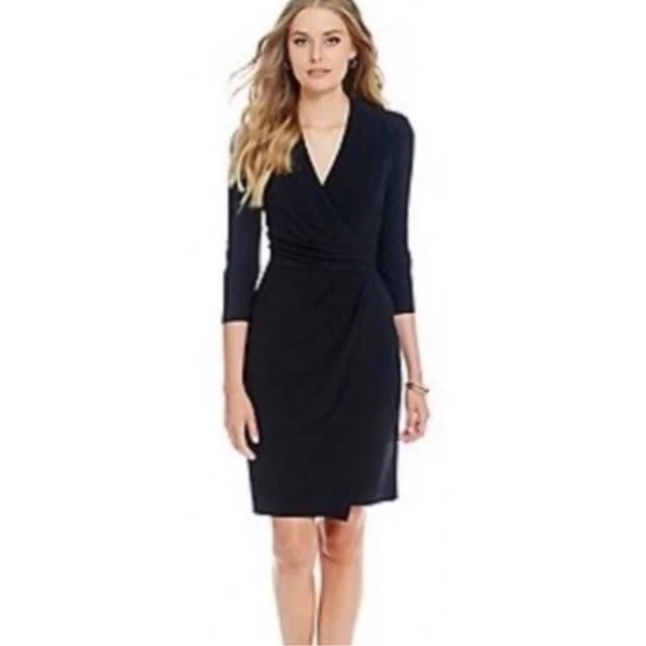 The Limited Black Long Sleeve Wrap Dress Size XS - Picture 8 of 8